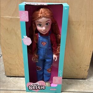 Avery Doll with Red Hair and Blue Outfit